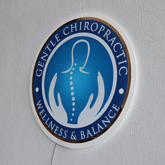 Business Neon Sign | Mirror Neon Sign | Acrylic Custom Logo Decoration