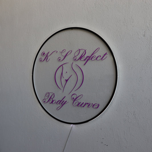 Business Neon Sign | Mirror Neon Sign | Acrylic Custom Logo Decoration