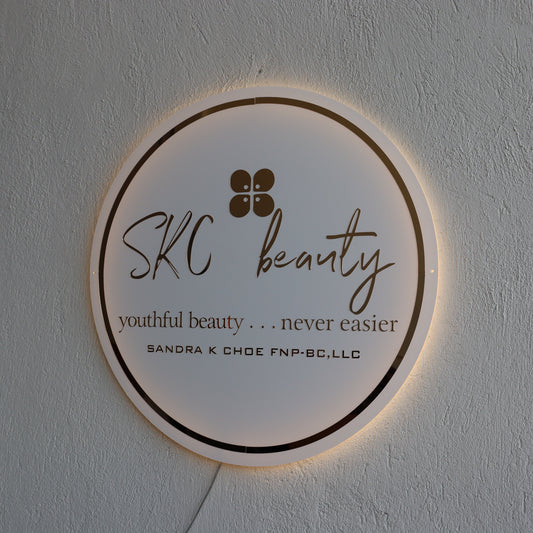 Business Neon Sign | Mirror Neon Sign | Acrylic Custom Logo Decoration