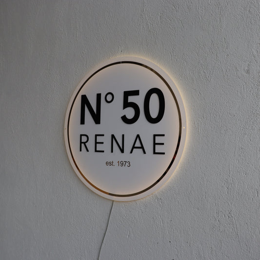 Business Neon Sign | Mirror Neon Sign | Acrylic Custom Logo Decoration