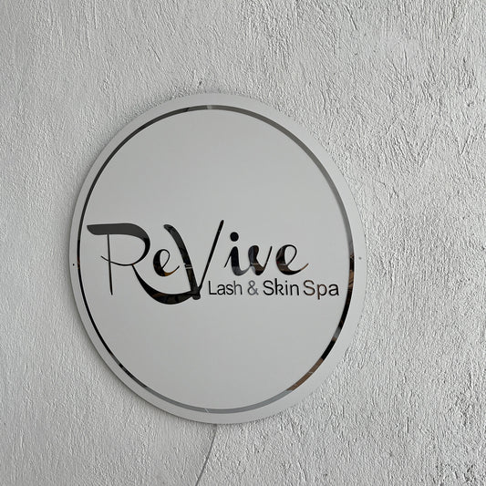 Business Neon Sign | Mirror Neon Sign | Acrylic Custom Logo Decoration