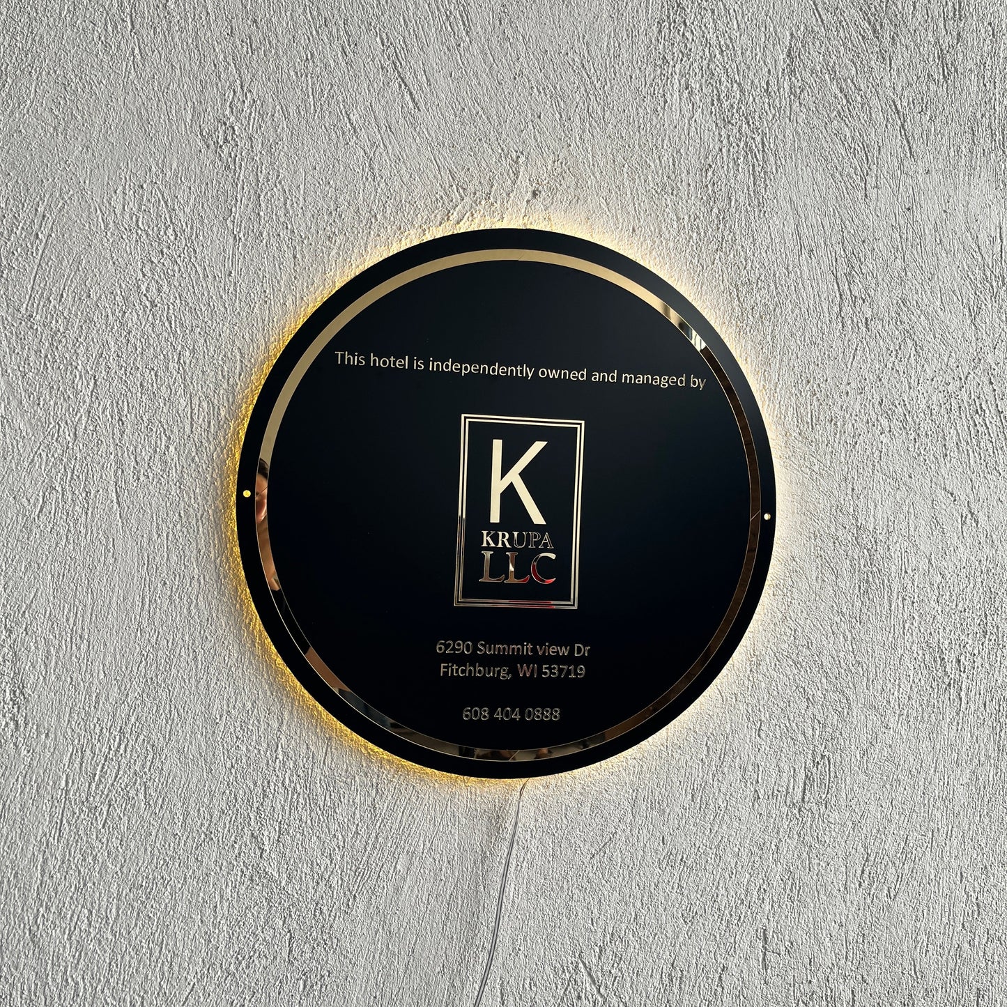 Business Neon Sign | Mirror Neon Sign | Acrylic Custom Logo Decoration