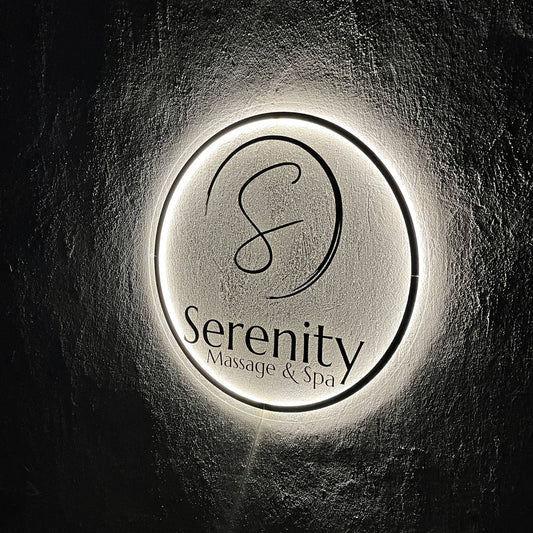 Business Neon Sign | Mirror Neon Sign | Acrylic Custom Logo Decoration