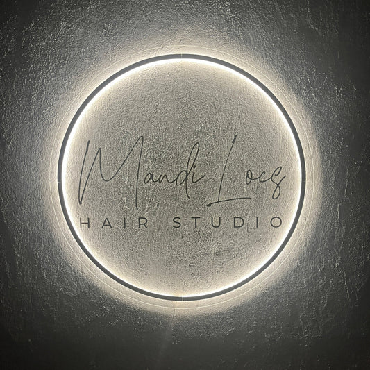 Business Neon Sign | Mirror Neon Sign | Acrylic Custom Logo Decoration