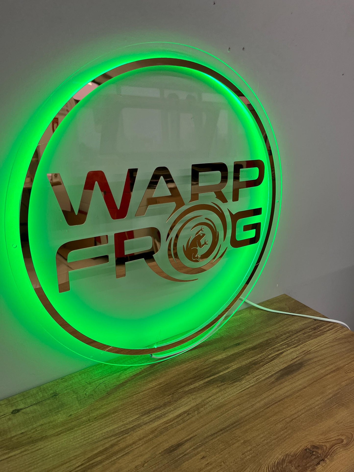 Custom 3D Business Logo Sign, Backlit Acrylic Sign, Personalized Business Name Sign, Salon Wall Decor, Office Sign, Storefront Sign