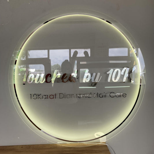 Custom Logo Sign, Business Custom 3D Backlit Acrylic Sign, Personalized Business Name Sign, Salon Wall Decor, Office Sign, Storefront Sign