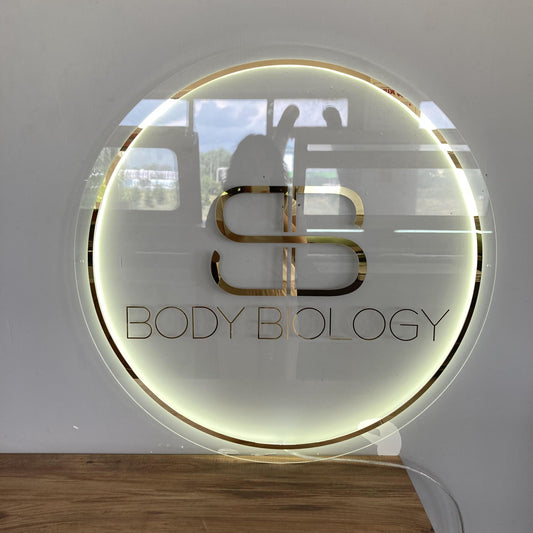 Custom Logo Sign, Business Custom 3D Backlit Acrylic Sign, Personalized Business Name Sign, Salon Wall Decor, Office Sign, Storefront Sign