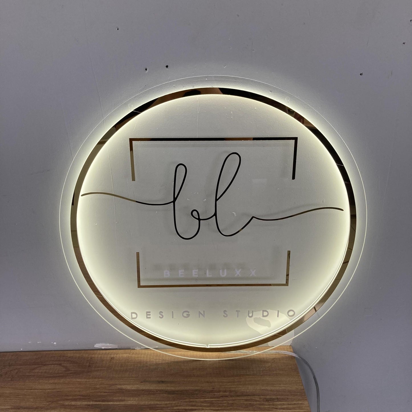 Custom Logo Sign, Business Custom 3D Backlit Acrylic Sign, Personalized Business Name Sign, Salon Wall Decor, Office Sign, Storefront Sign