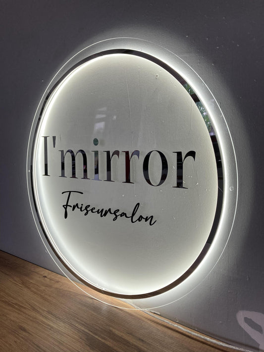 Custom Logo Sign, Business Custom 3D Backlit Acrylic Sign, Personalized Business Name Sign, Salon Wall Decor, Office Sign, Storefront Sign