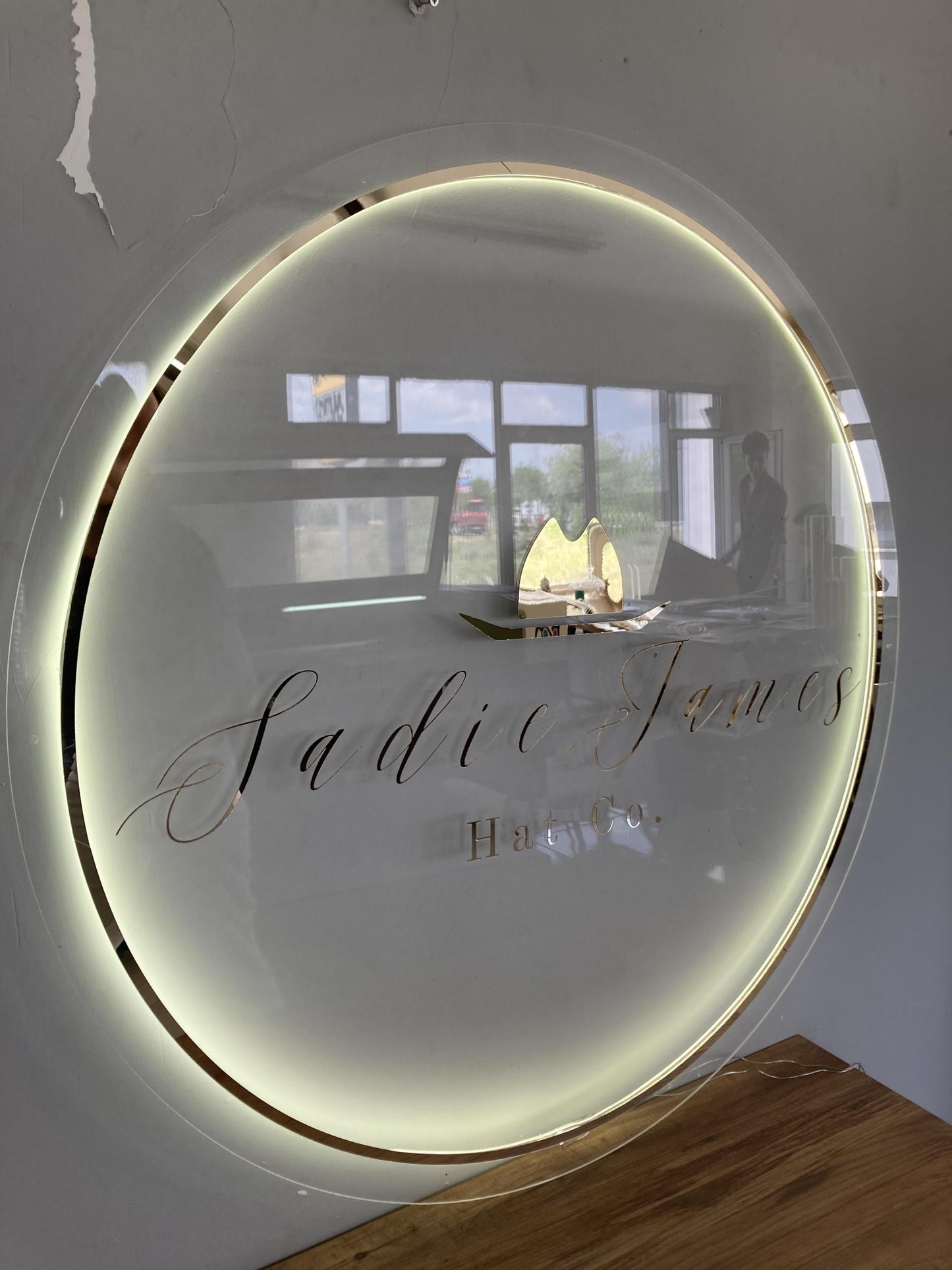 Custom Logo Sign, Business Custom 3D Backlit Acrylic Sign, Personalized Business Name Sign, Salon Wall Decor, Office Sign, Storefront Sign