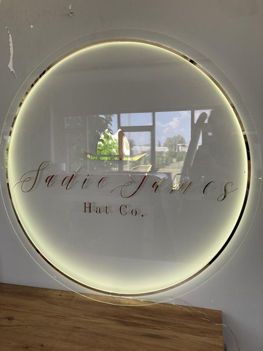 Custom Logo Sign, Business Custom 3D Backlit Acrylic Sign, Personalized Business Name Sign, Salon Wall Decor, Office Sign, Storefront Sign