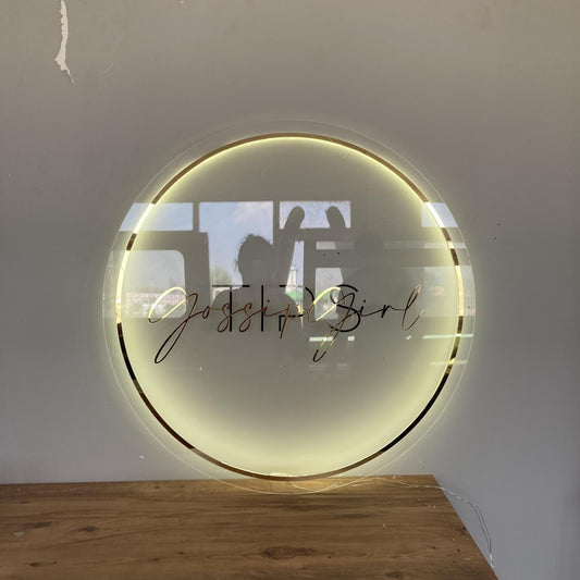 Custom Logo Sign, Business Custom 3D Backlit Acrylic Sign, Personalized Business Name Sign, Salon Wall Decor, Office Sign, Storefront Sign