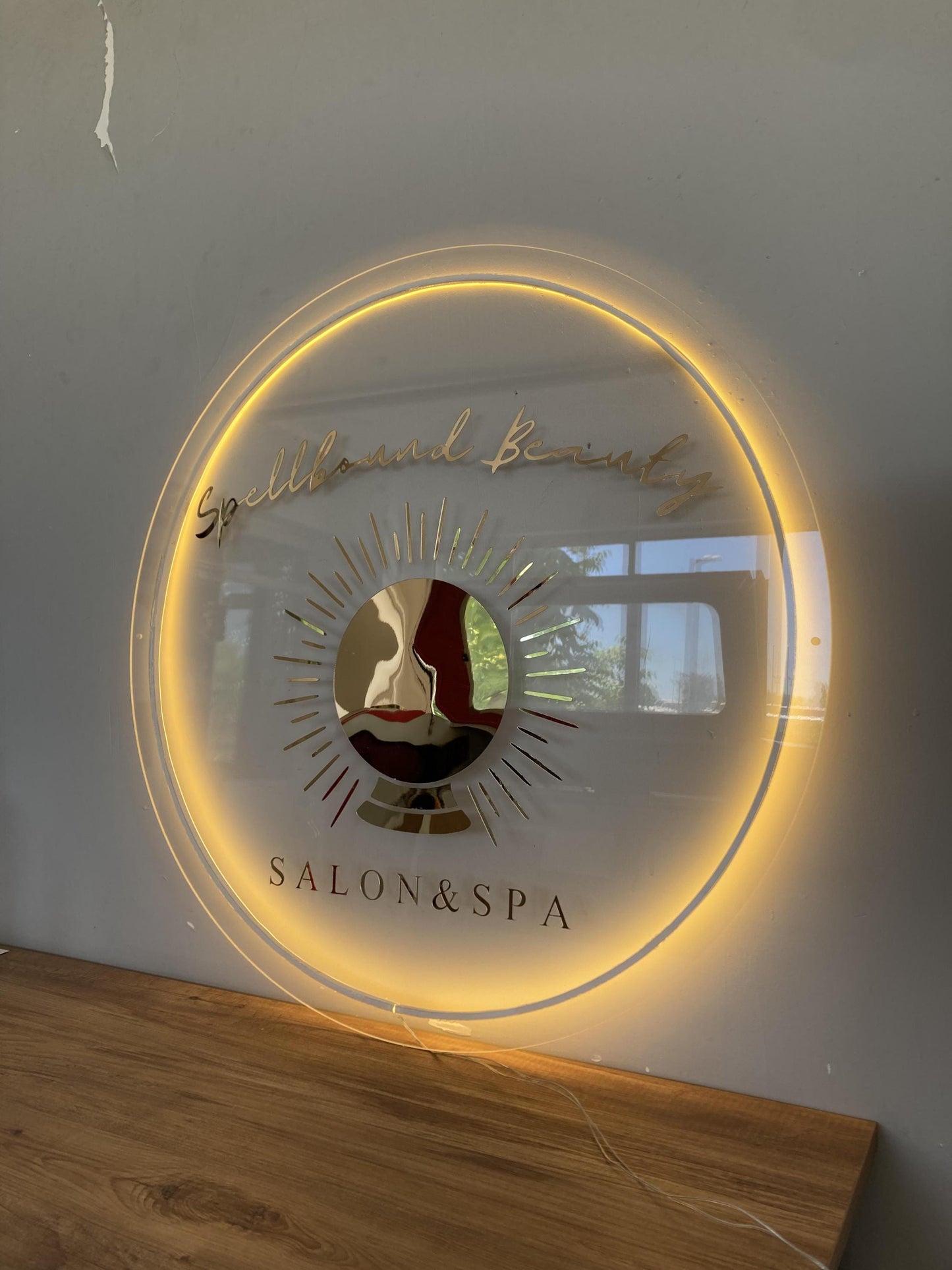 Custom Logo Sign, Business Custom 3D Backlit Acrylic Sign, Personalized Business Name Sign, Salon Wall Decor, Office Sign, Storefront Sign