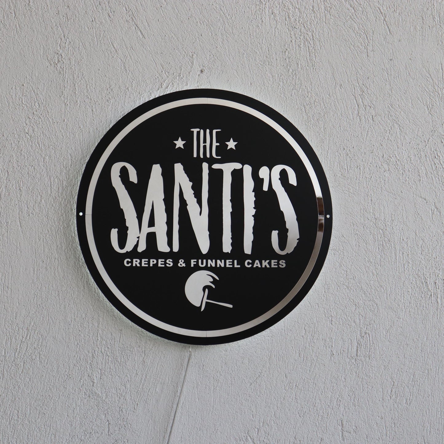 Custom Black Neon Business Logo Sign, Backlit Acrylic Sign, Personalized Business Name Sign, Salon Wall Decor, Office Sign, Storefront Sign