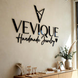 Custom 3D Acrylic Business Sign for Salon Wall Branding with Glossy Black Letters and Modern Logo Design for Professional Interiors hc7kuk-m2.myshopify.com