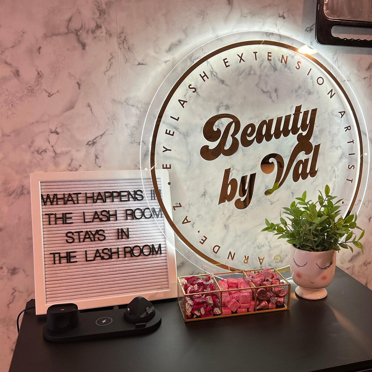 Custom Beauty Studio Neon Sign, Acrylic Salon Backlit Sign, Business Logo Signs, Wall and Door Office Sign, Wall LED Salon logo sign hc7kuk-m2.myshopify.com