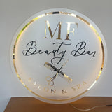 Custom Beauty Studio Neon Sign, Acrylic Salon Backlit Sign, Business Logo Signs, Wall and Door Office Sign, Wall LED Salon logo sign hc7kuk-m2.myshopify.com