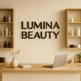 Custom Business Logo Sign, Reception Logo Sign, Beauty Salon Sign, 3D Business Sign, Business Sign, Aesthetic Salon Sign hc7kuk-m2.myshopify.com