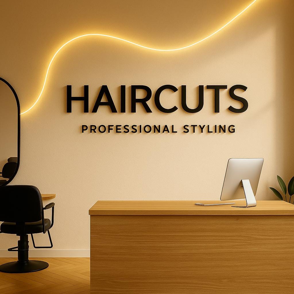 Custom Business Logo Sign, Reception Logo Sign, Beauty Salon Sign, 3D Business Sign, Business Sign, Aesthetic Salon Sign hc7kuk-m2.myshopify.com