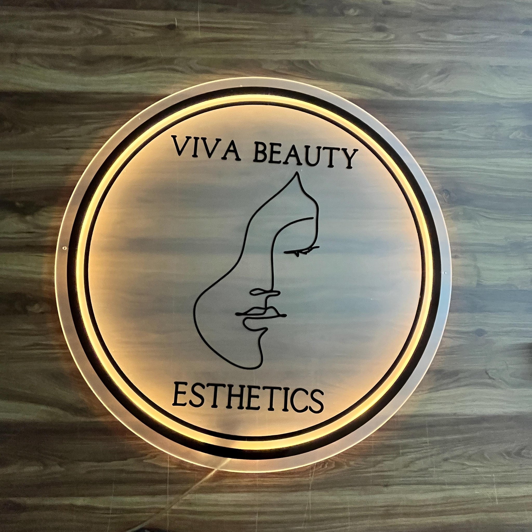 Custom Neon Sign For Business Decor | Frosted Acrylic Gold Mirror hc7kuk-m2.myshopify.com