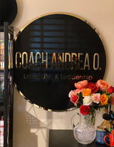 Custom Round Acrylic Salon Sign, Personalized Beauty Studio Wall Logo, Business Name Sign for Esthetician, Spa or Nail Room Decor hc7kuk-m2.myshopify.com