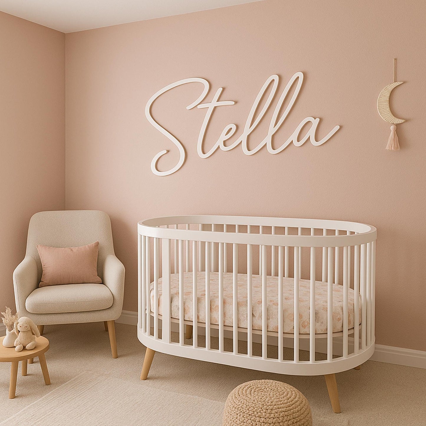 Custom Wood Baby Name Sign | Letter Wall Art | Kids Room Art | Wall Art for Nursery | Baby Name Sign | Kids Room Decor | Wooden Sign | Boho hc7kuk-m2.myshopify.com