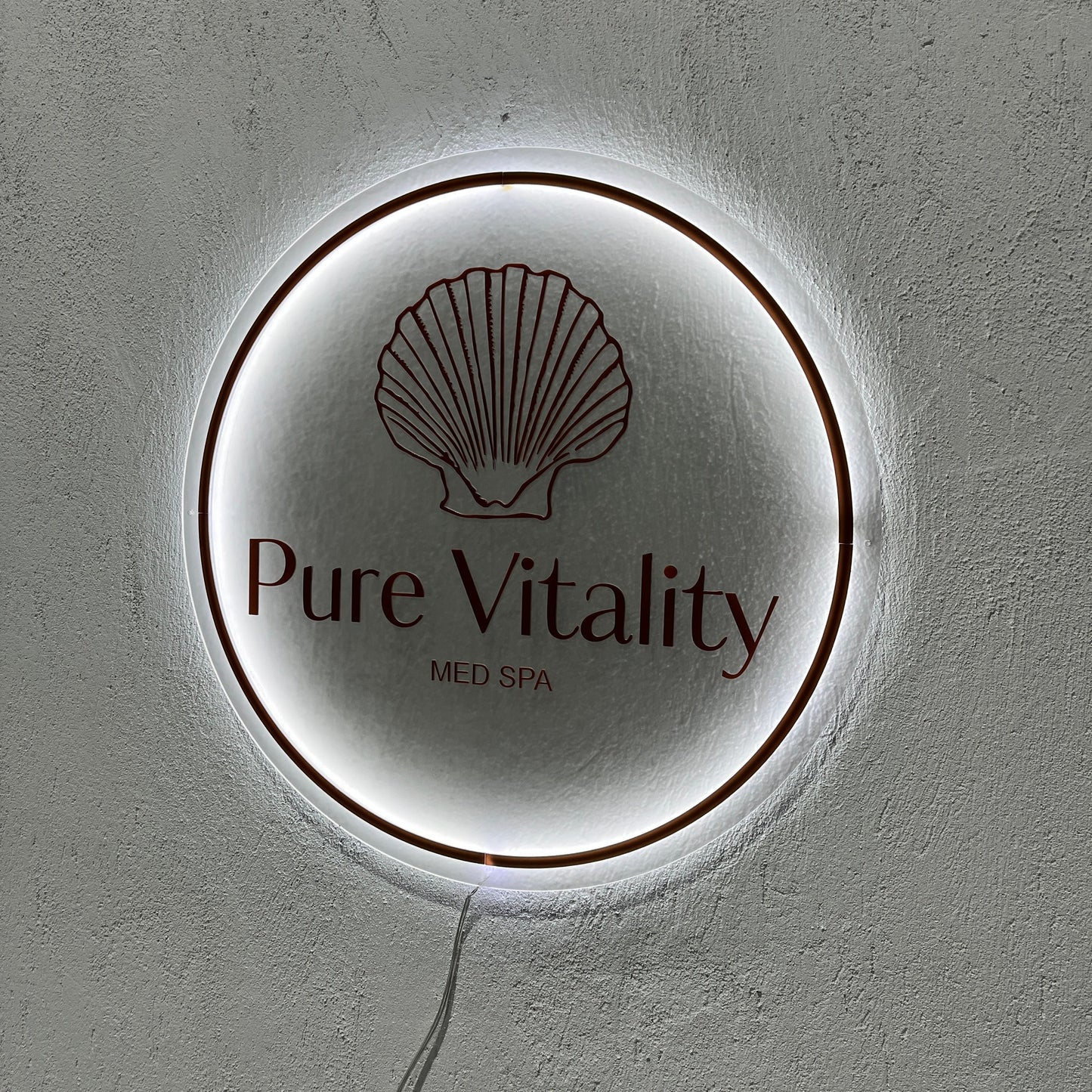 Business Neon Sign | Mirror Neon Sign |  Acrylic Custom Logo Decoration