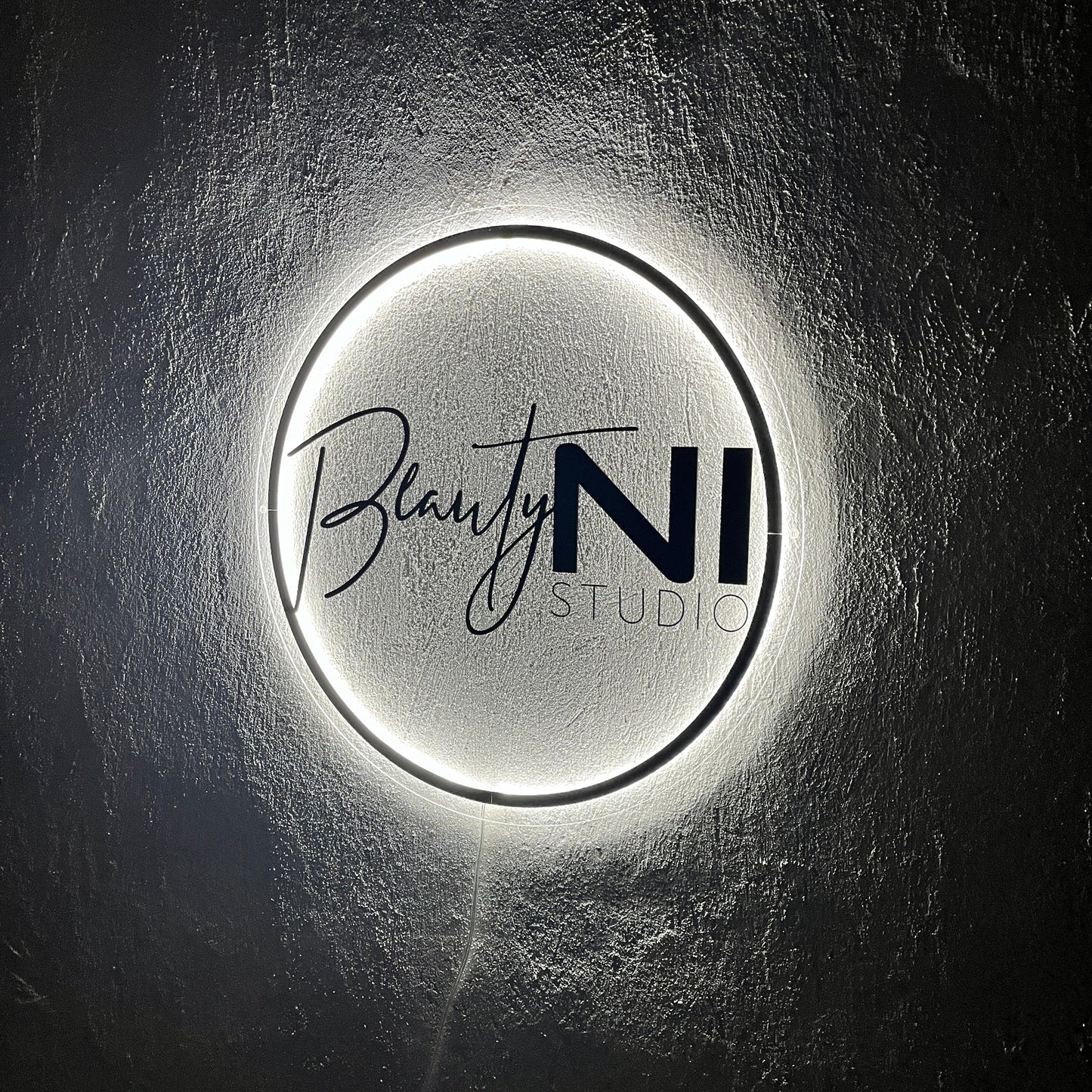Business Neon Sign | Mirror Neon Sign |  Acrylic Custom Logo Decoration
