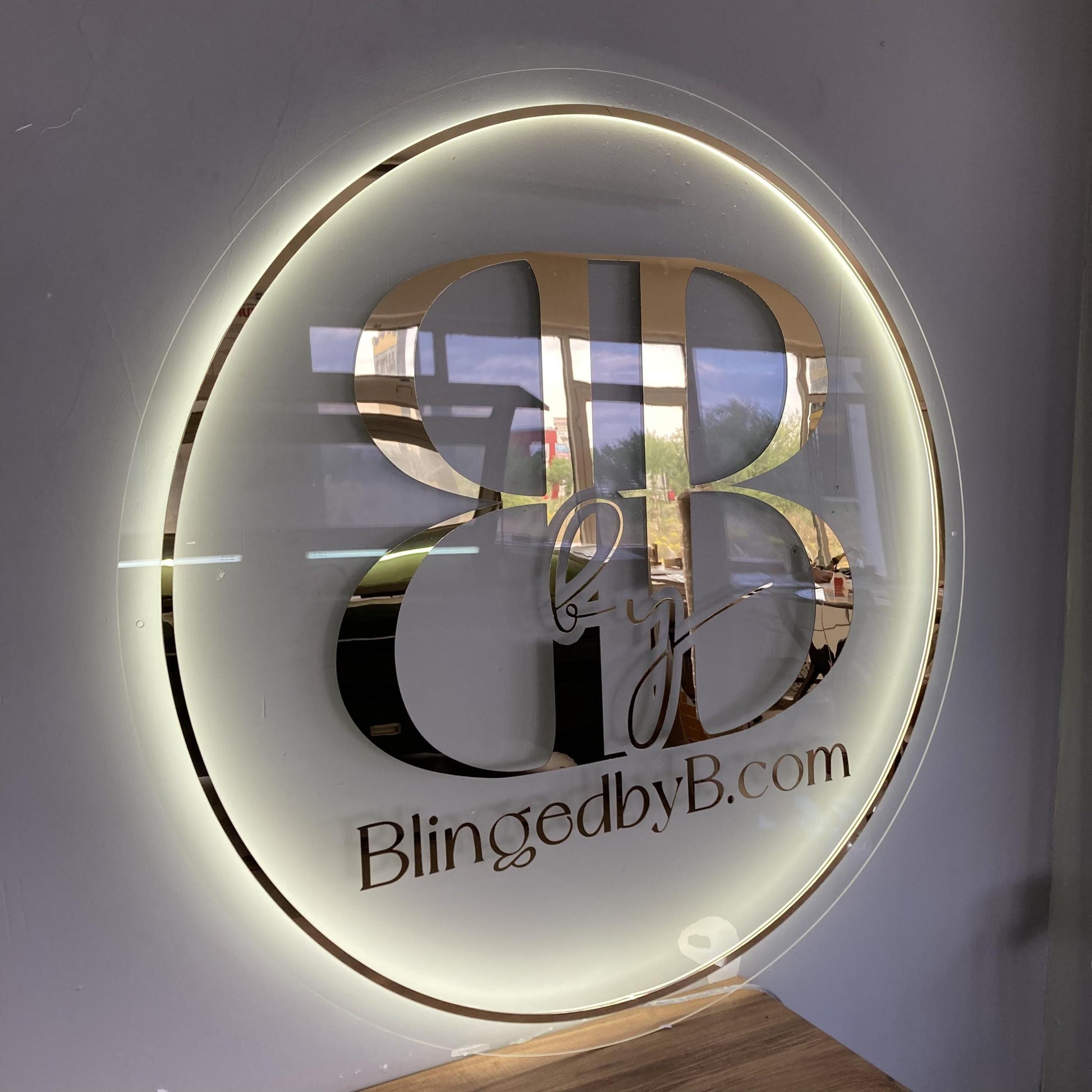 Custom Logo Sign, Business Custom 3D Backlit Acrylic Sign, Personalized Business Name Sign, Salon Wall Decor, Office Sign, Storefront Sign