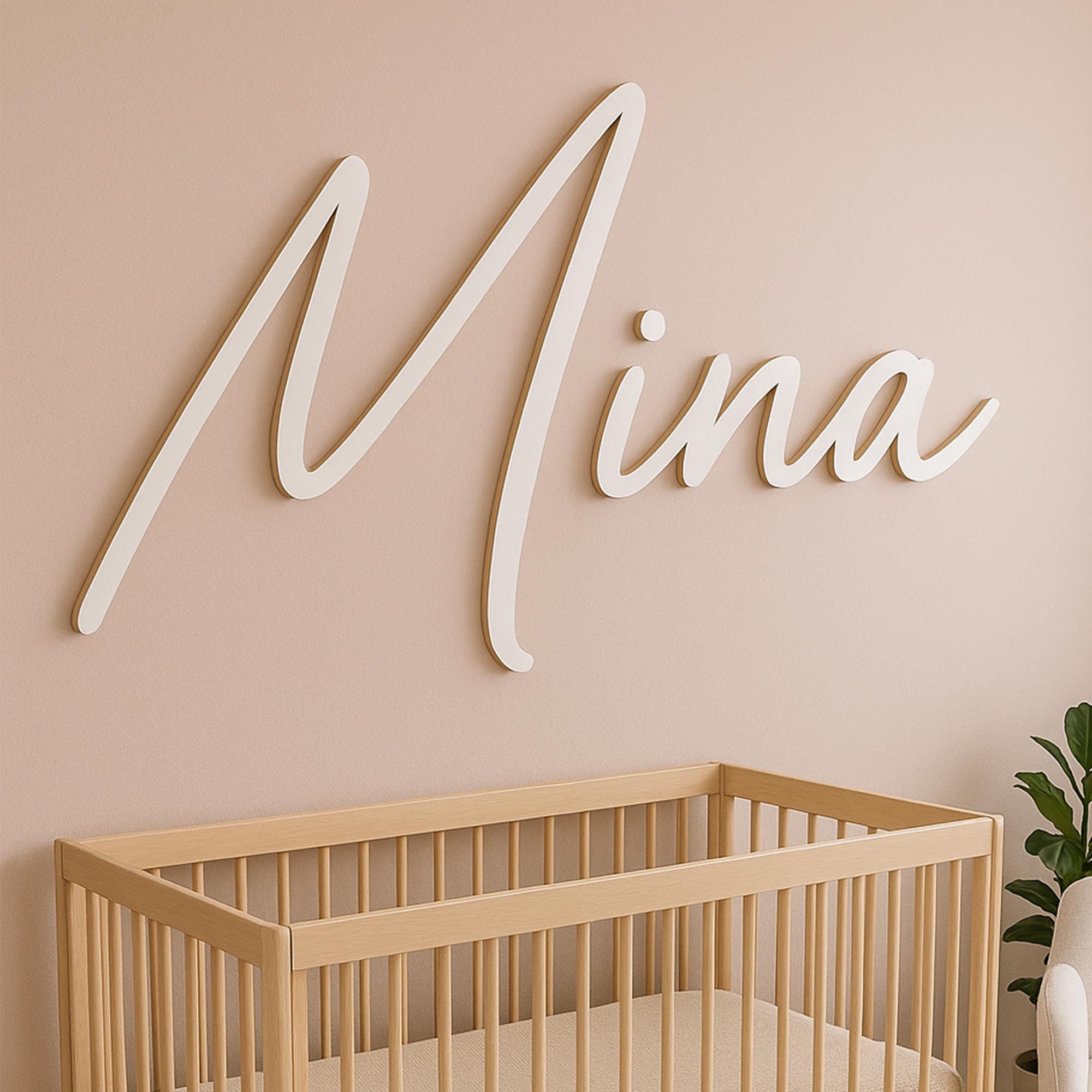Custom Wood Baby Name Sign | Letter Wall Art | Kids Room Art | Wall Art for Nursery | Baby Name Sign | Kids Room Decor | Wooden Sign | Boho