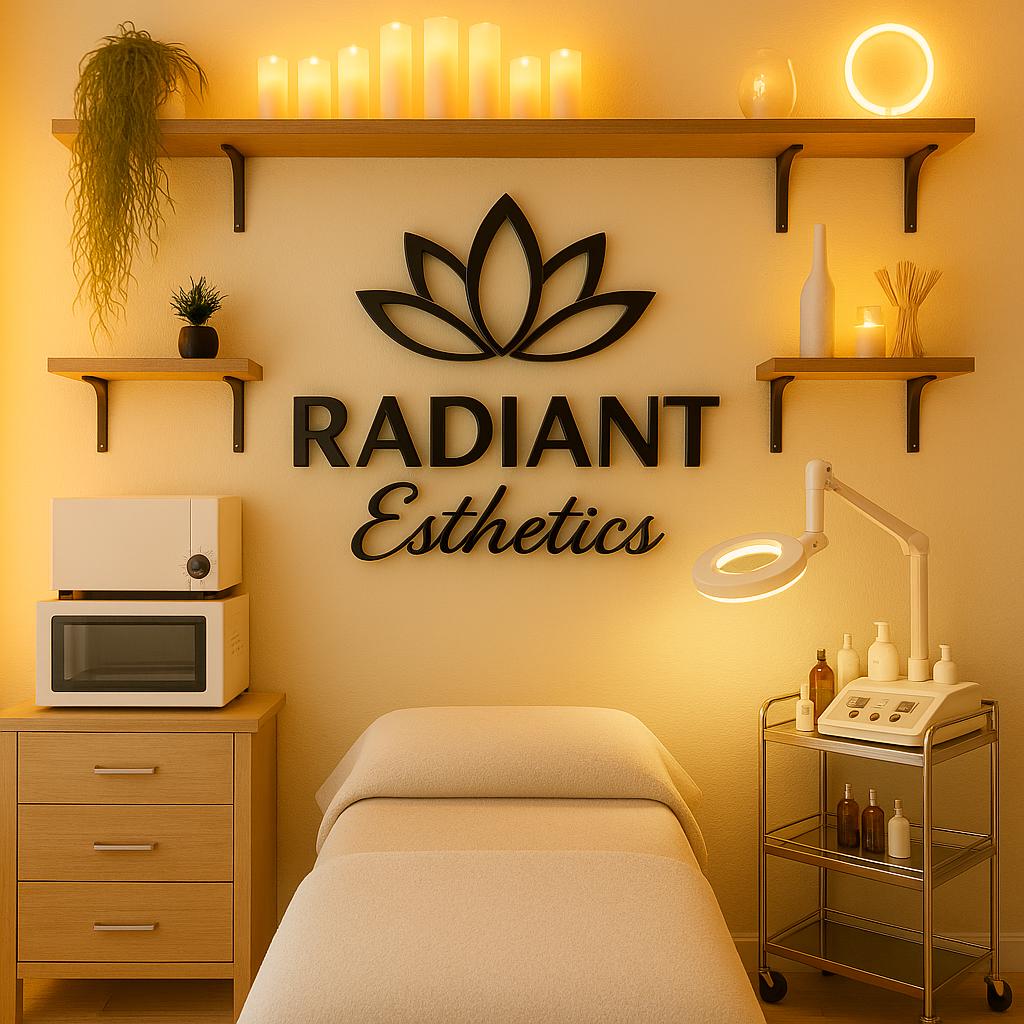 Custom Business Logo Sign, Reception Logo Sign, Beauty Salon Sign, 3D Business Sign, Business Sign, Aesthetic Salon Sign