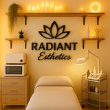 Custom Business Sign 3D Logo for Office Wall Decor, Laser Cut Acrylic Lobby Sign, Salon Sign, Med Spa Decor, Professional Branding Signage