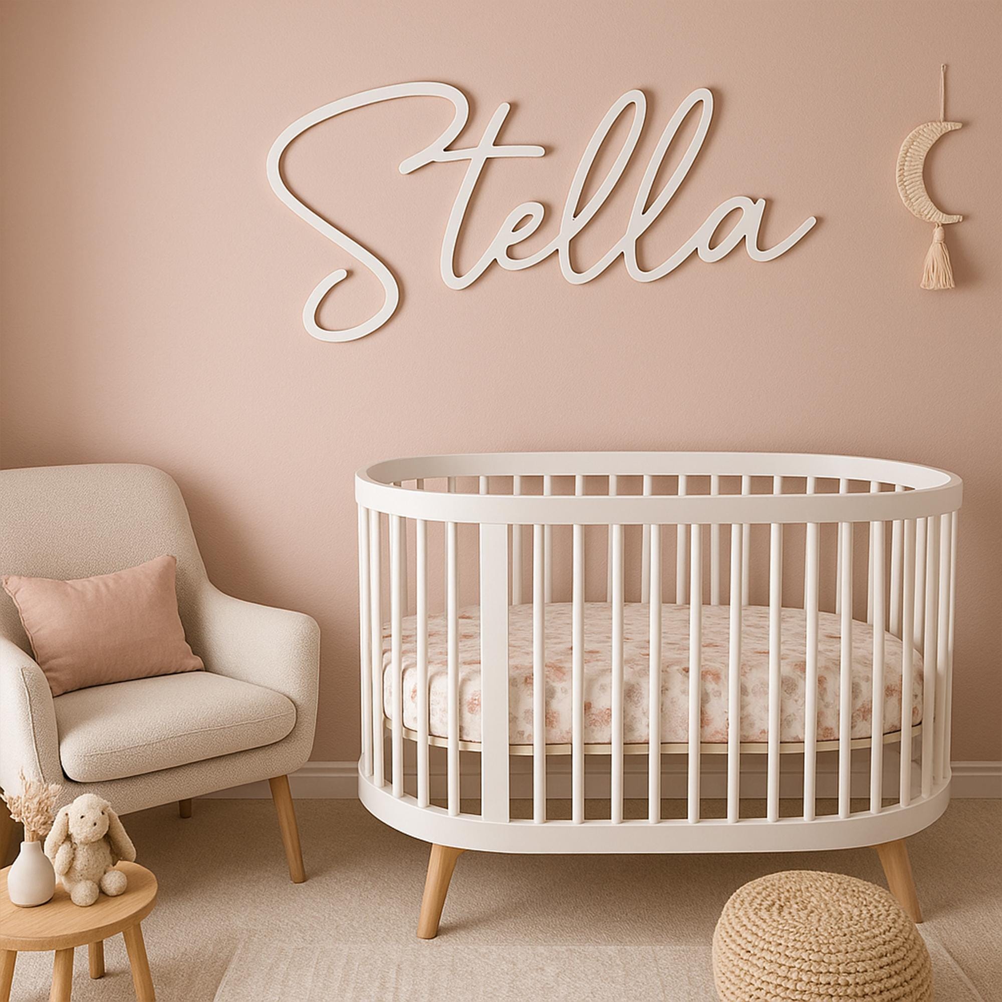 Custom Wood Baby Name Sign | Letter Wall Art | Kids Room Art | Wall Art for Nursery | Baby Name Sign | Kids Room Decor | Wooden Sign | Boho