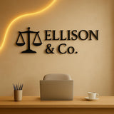 Custom Business Logo Sign, Reception Logo Sign, Beauty Salon Sign, 3D Business Sign, Business Sign, Aesthetic Salon Sign