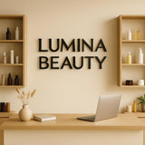 Custom Business Logo Sign, Reception Logo Sign, Beauty Salon Sign, 3D Business Sign, Business Sign, Aesthetic Salon Sign