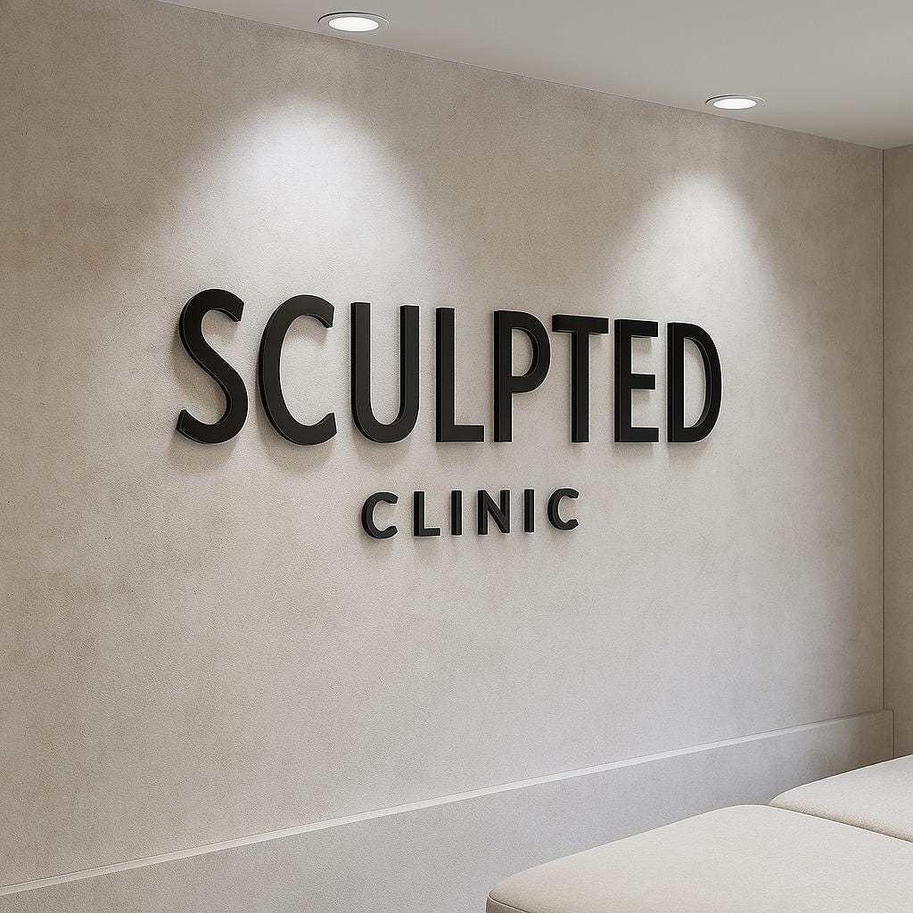 Business Logo Sign, Reception Logo Sign, Beauty Salon Sign, Laser Cut Logo Sign, 3D Business Sign, Business Signboard, Aesthetic Salon Sign