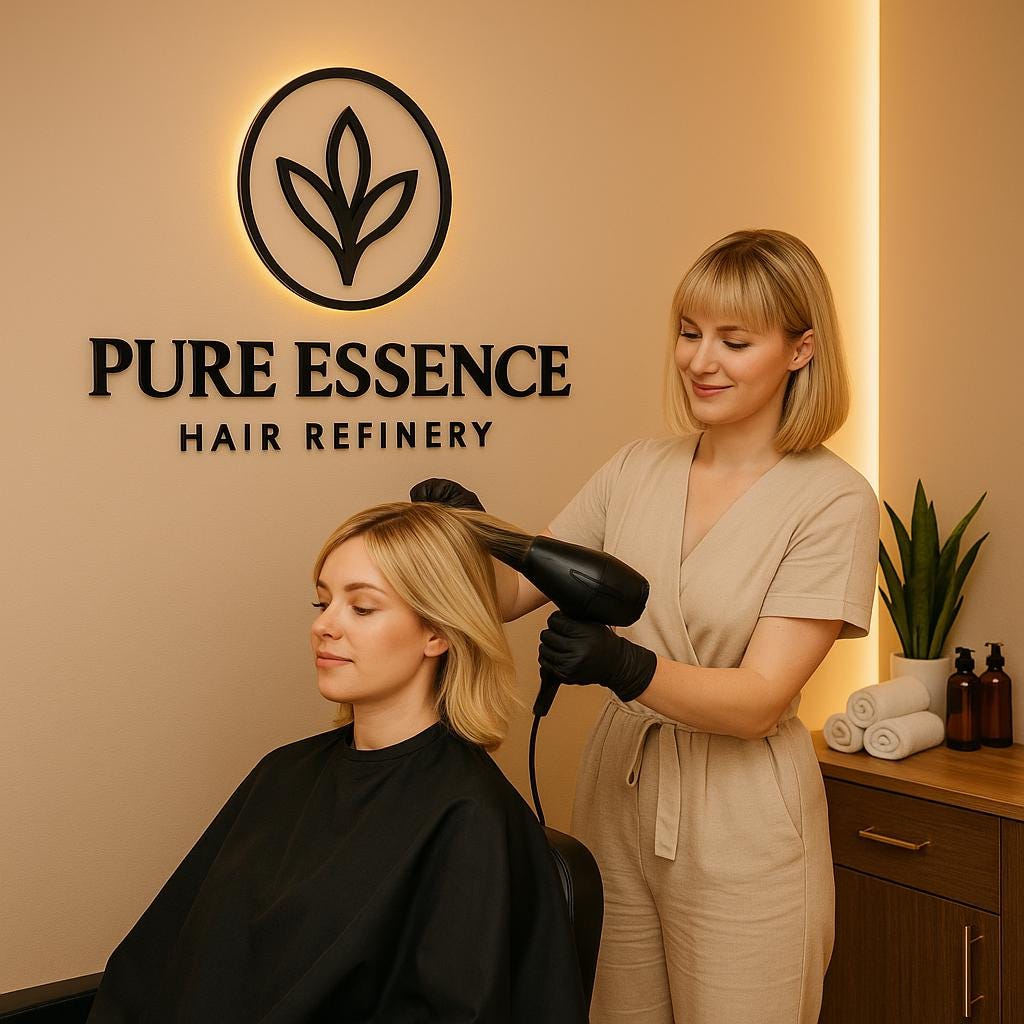 Custom Hair Salon Studio Sign for Wall Decor, Modern Personalized Beauty Salon Business Logo Signage for Hairdresser Barbershop