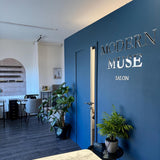 Business Logo Sign, Reception Logo Sign, Beauty Salon Sign, Laser Cut Logo Sign, 3D Business Sign, Business Signboard, Aesthetic Salon Sign