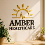 Business Logo Sign, Reception Logo Sign, Beauty Salon Sign, Laser Cut Logo Sign, 3D Business Sign, Business Signboard, Aesthetic Salon Sign