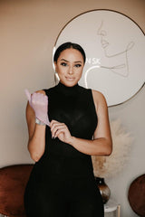 Custom Round Acrylic Salon Logo Sign with Metal Backing, Personalized Business Name Sign for Spa, Esthetician or Beauty Studio Decor