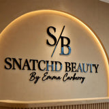 Modern Beauty Clinic Wall Logo Sign for Skincare Business Branding, Aesthetic Spa Name Display for Reception or Studio Decor