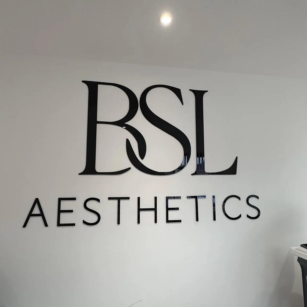 Custom Business Sign 3D Logo Office Wall Decor Acrylic Lobby Sign Salon Sign Med Spa Decor Laser Cut Professional Branding Signage Logo