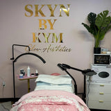 Custom 3D Acrylic Beauty Studio Wall Sign, Personalized Business Name Logo for Salon, Esthetician Room or Spa Reception Decor