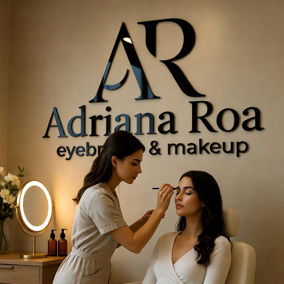Modern 3D Acrylic Clinic Sign with Black Gloss Letters for Cosmetic Office Branding and Elegant Reception Wall Decoration