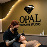 Custom Tattoo Studio Wall Sign | Personalized Business Name Sign for Tattoo Parlors | Modern 3D Acrylic Tattoo Wall Decor for Artists