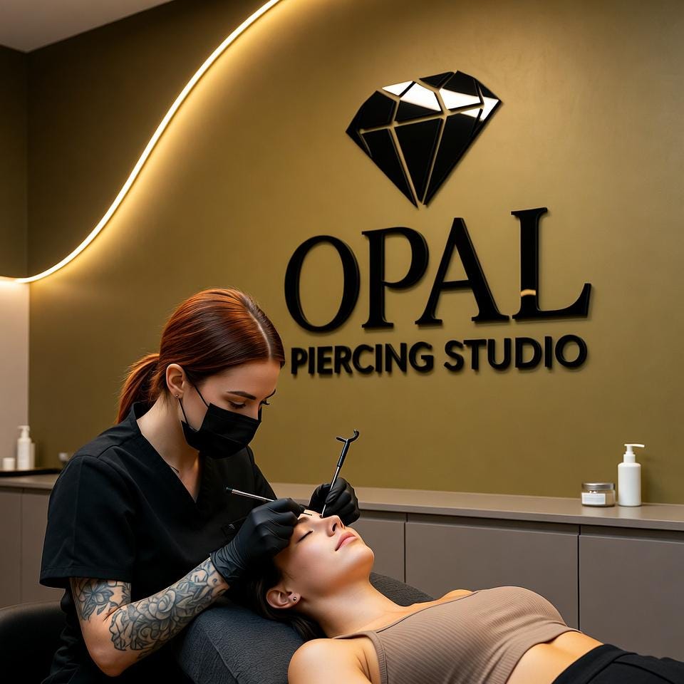 Custom Tattoo Studio Wall Sign | Personalized Business Name Sign for Tattoo Parlors | Modern 3D Acrylic Tattoo Wall Decor for Artists