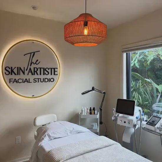 Custom Acrylic Neon Business Sign – Personalized LED Sign – 3D LED Round Sign - Acrylic Neon Sign - Personalized Wall Decor Sign