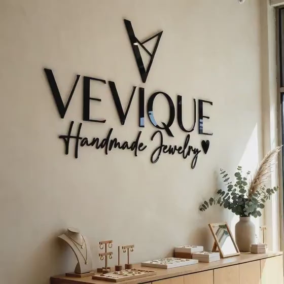 Business Logo Sign, Reception Logo Sign, Beauty Salon Sign, Laser Cut Logo Sign, 3D Business Sign, Business Signboard, Aesthetic Salon Sign