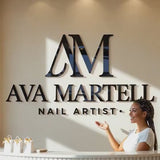 Business Logo Sign, Reception Logo Sign, Beauty Salon Sign, Laser Cut Logo Sign, 3D Business Sign, Business Signboard, Aesthetic Salon Sign