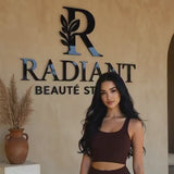 Business Logo Sign, Reception Logo Sign, Beauty Salon Sign, Laser Cut Logo Sign, 3D Business Sign, Business Signboard, Aesthetic Salon Sign